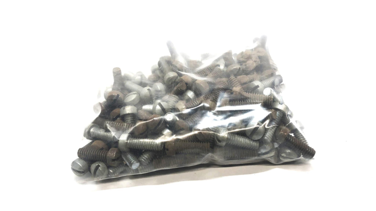 Unbranded 1/4" x 3/4" Slotted Round Head Screw [Lot of 160] NOS
