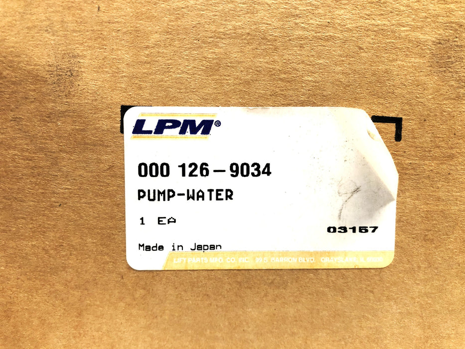 LPM Forklift Water Pump 126-9034 NOS
