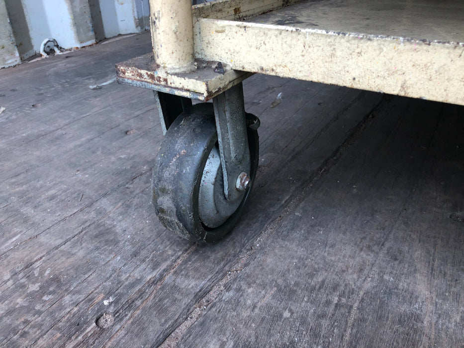 Unbranded Metal Rolling Utility Cart 52x24 Inches USED LOCAL PICK UP ONLY