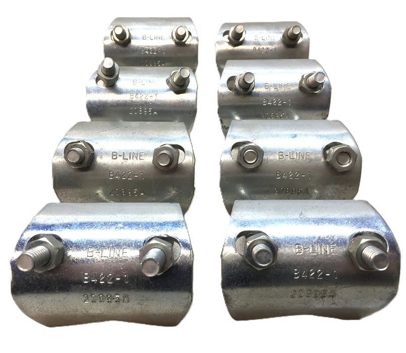 B-Line Zinc Plated Conduit Clamp B-422 (20895A) (Lot of 8) NOS