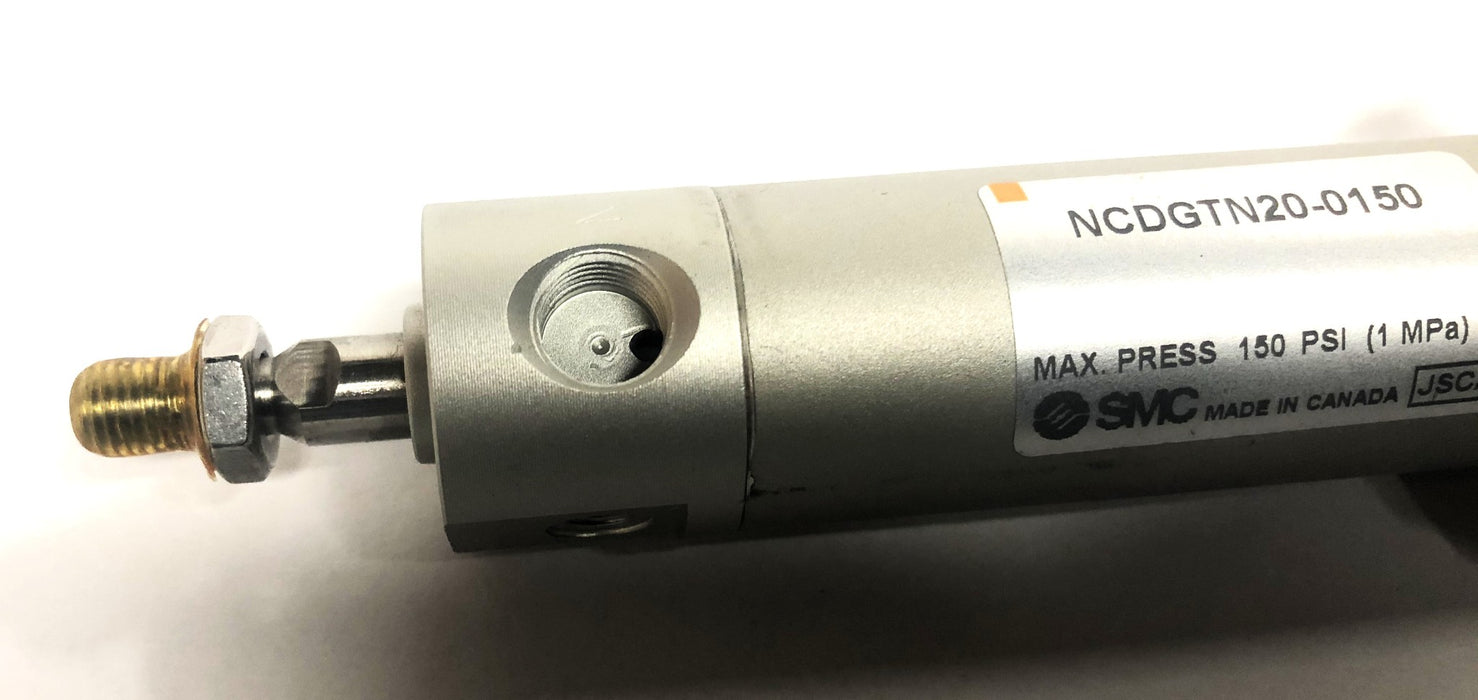 SMC Max Pressure 150PSI Cylinder NCDGTN20-0150 NOS