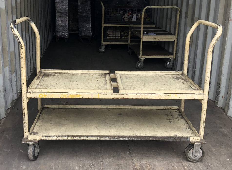Unbranded Metal Rolling Utility Cart 52x24 Inches USED LOCAL PICK UP ONLY