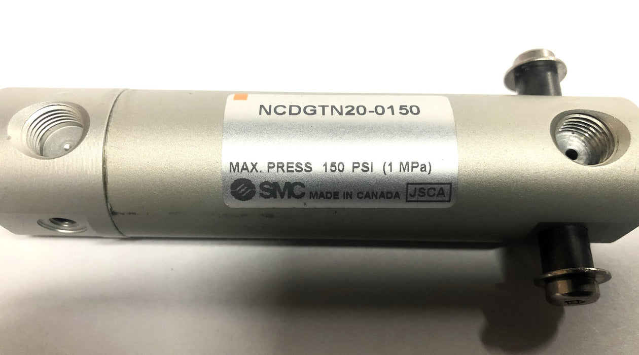 SMC Max Pressure 150PSI Cylinder NCDGTN20-0150 NOS