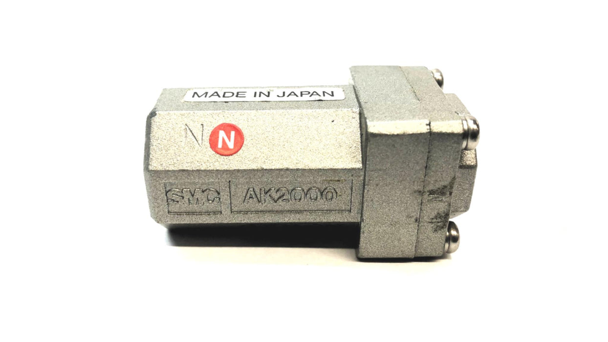 SMC UU1/8N Pneumatic Check Valve AK2000 [Lot of 2] NOS