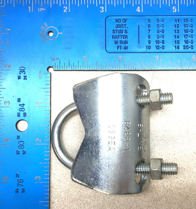 B-Line Zinc Plated Conduit Clamp B-422 (20895A) (Lot of 9) NOS