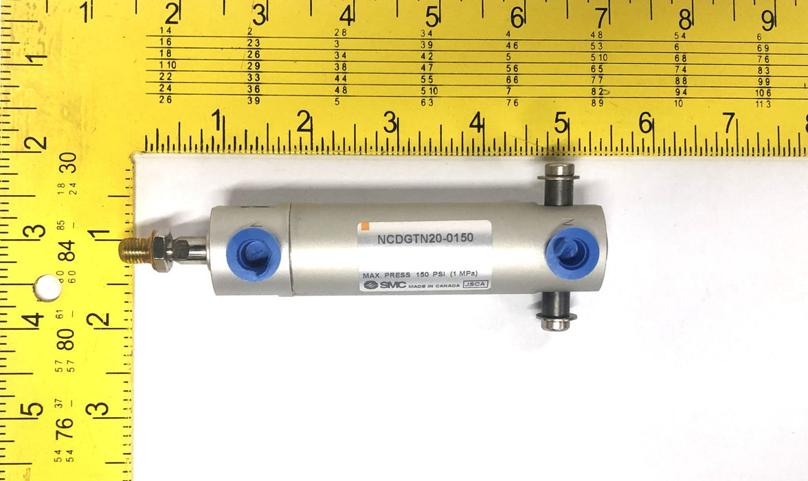 SMC Max Pressure 150PSI Cylinder NCDGTN20-0150 NOS