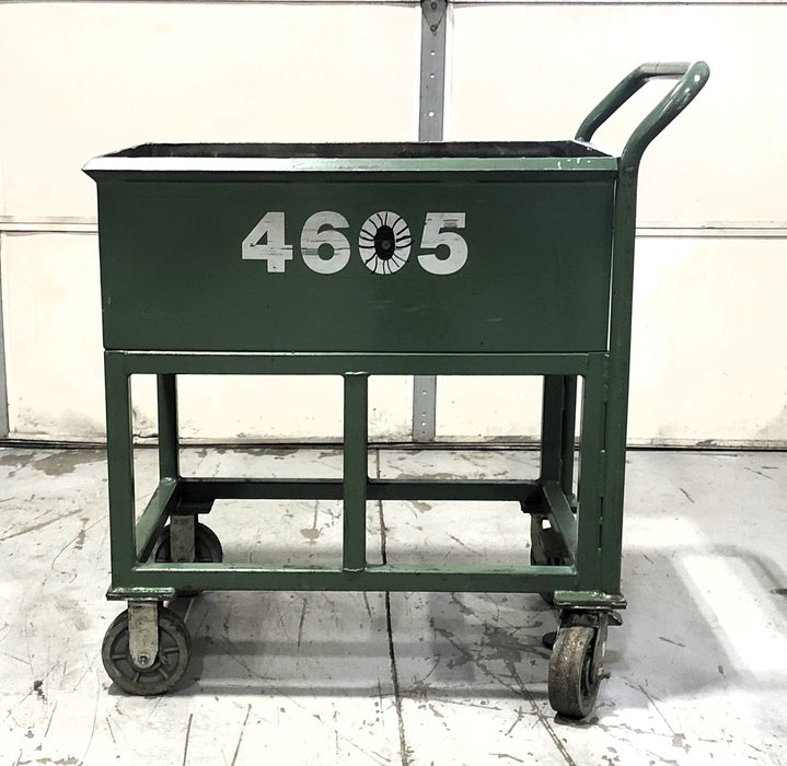 Unbranded 12 IN Closed Shop Cart W/ Foot Brake 40x24 IN USED LOCAL PICK UP ONLY