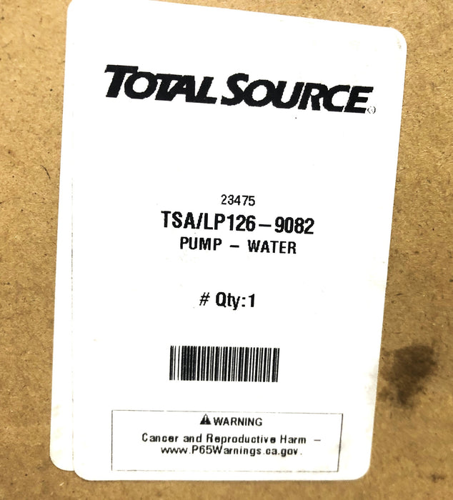 Total Source Forklift Water Pump LP126-9082 NOS