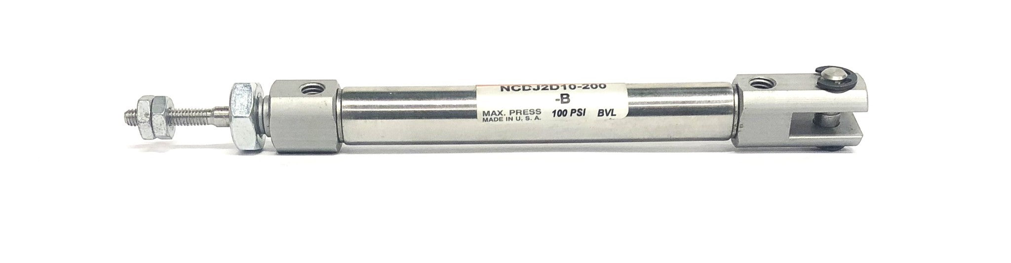 SMC Max Pressure 100PSI BVL Cylinder NCDJ2D10-200-B NOS