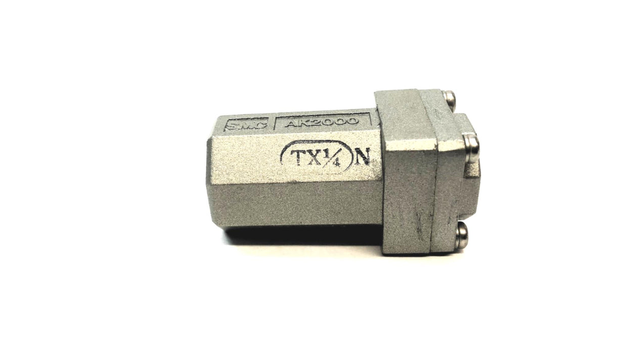 SMC TX1/4N Pneumatic Check Valve AK2000 [Lot of 2] NOS