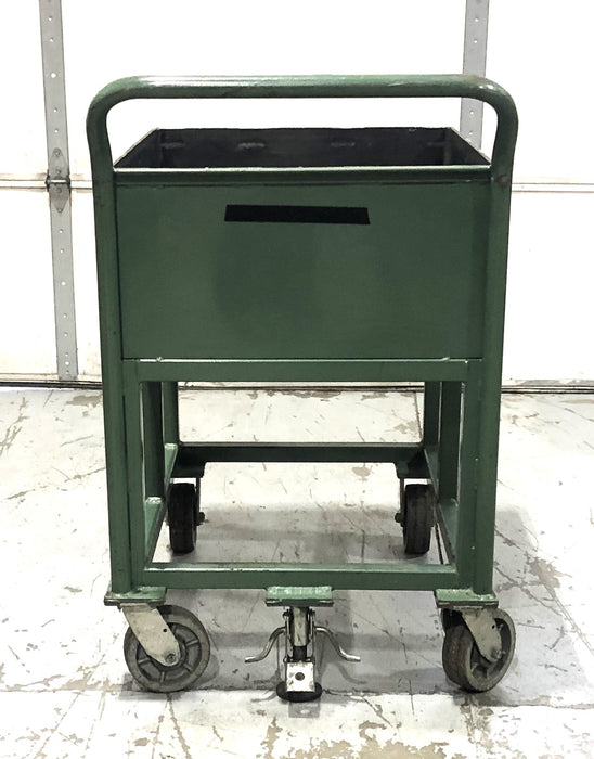 Unbranded 12 IN Closed Shop Cart W/ Foot Brake 40x24 IN USED LOCAL PICK UP ONLY
