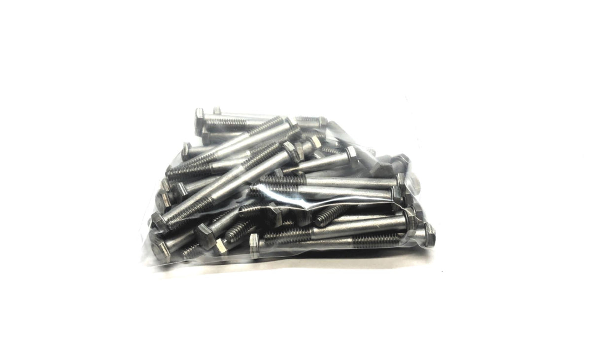 Unbranded 1/4"-20 x 2-1/2" Stainless Steel Cap Screw Bolt [Lot of 50] F593C NOS