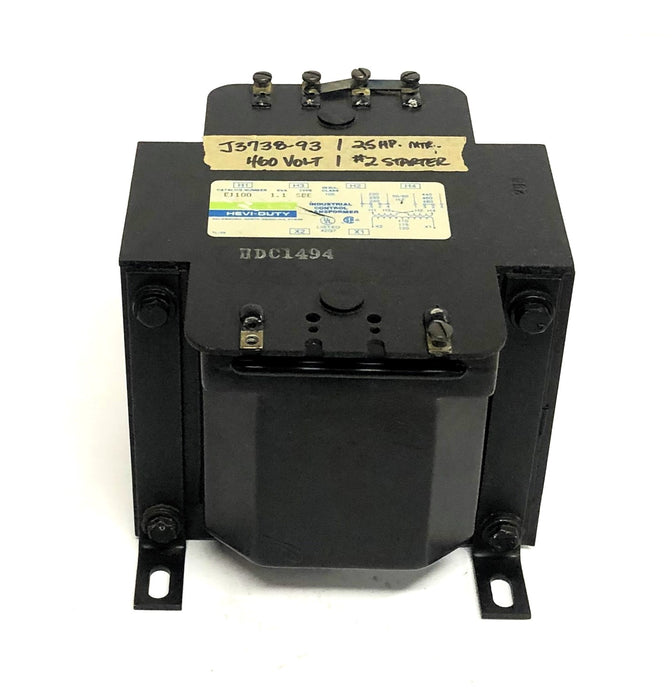 Hevi-Duty KVA Class 105 Type SBE 1.1 Industrial Control Transformer E1100 USED