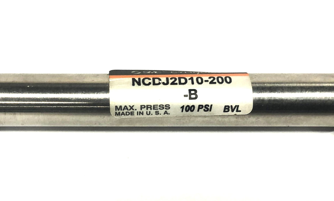 SMC Max Pressure 100PSI BVL Cylinder NCDJ2D10-200-B NOS