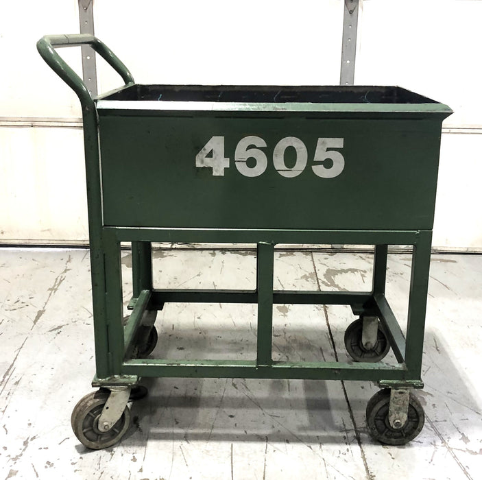 Unbranded 12 IN Closed Shop Cart W/ Foot Brake 40x24 IN USED LOCAL PICK UP ONLY