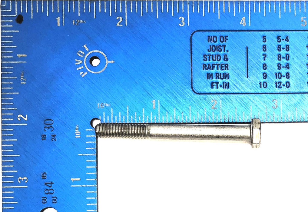 Unbranded 1/4"-20 x 2-1/2" Stainless Steel Cap Screw Bolt [Lot of 50] F593C NOS