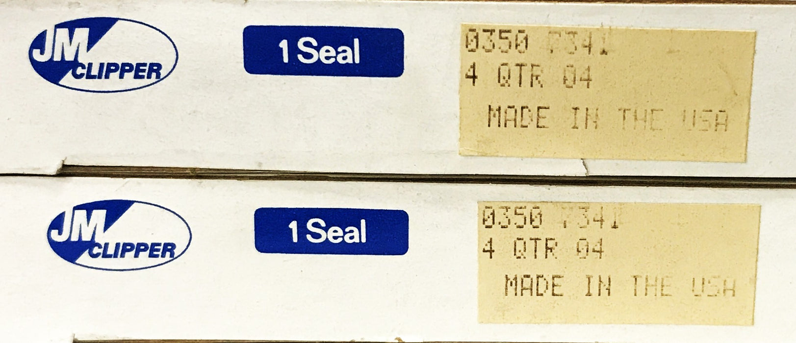 JM Clipper 3-1/2 inch Split Oil Seals 0350-7341 [Lot of 2] NOS