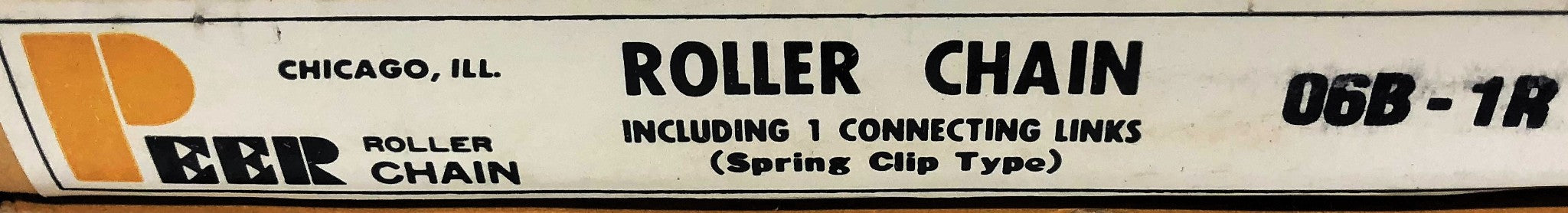 Peer 10 Feet Roller Chain W/ 1 Connecting Link 06B-1R NOS