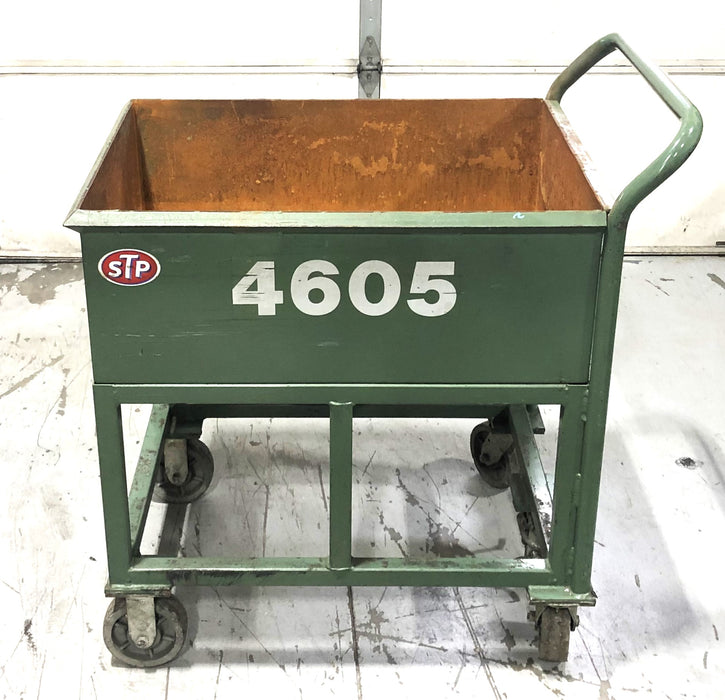 Unbranded 12 IN Closed Shop Cart W/ Foot Brake 24x40 IN USED LOCAL PICK UP ONLY