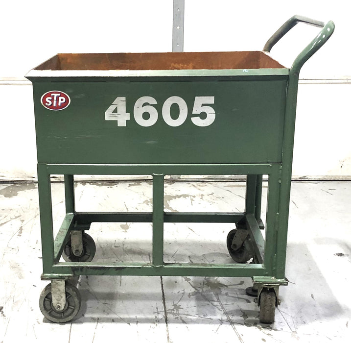 Unbranded 12 IN Closed Shop Cart W/ Foot Brake 24x40 IN USED LOCAL PICK UP ONLY