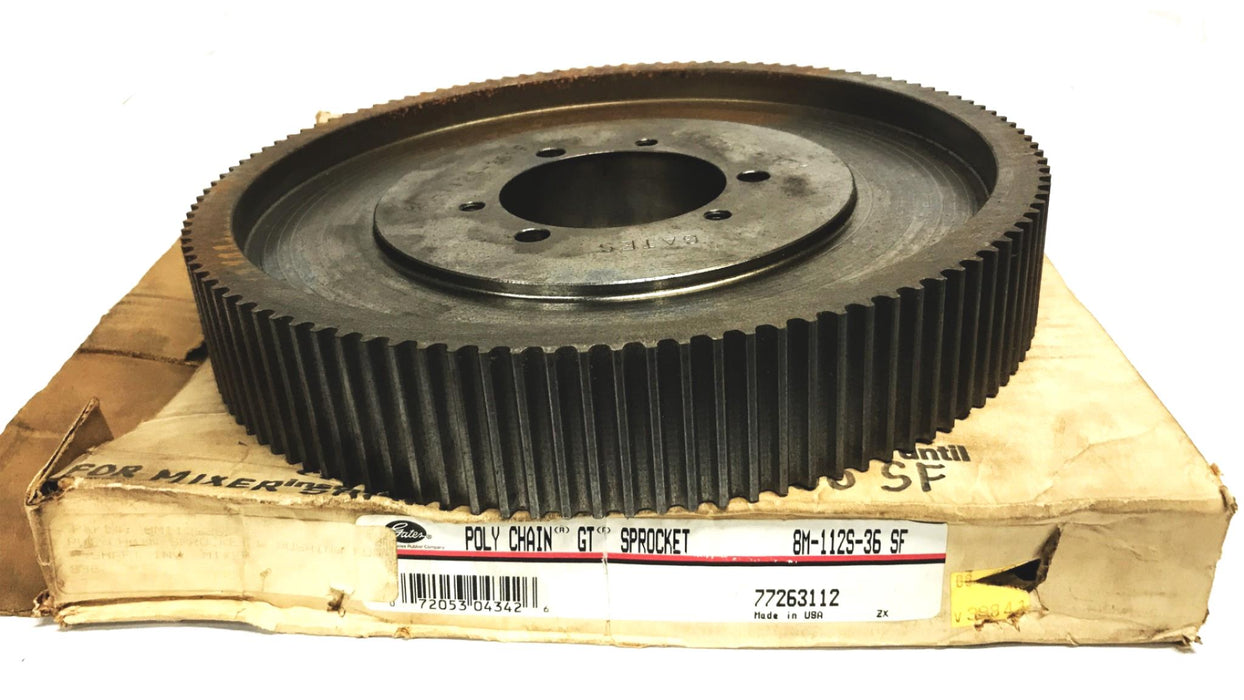 Gates Poly Chain GT Sprocket 8M-112S-36SF NOS