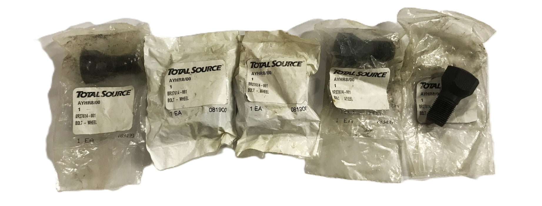 Total Source Wheel Bolt BR27614-001 [Lot of 5] NOS