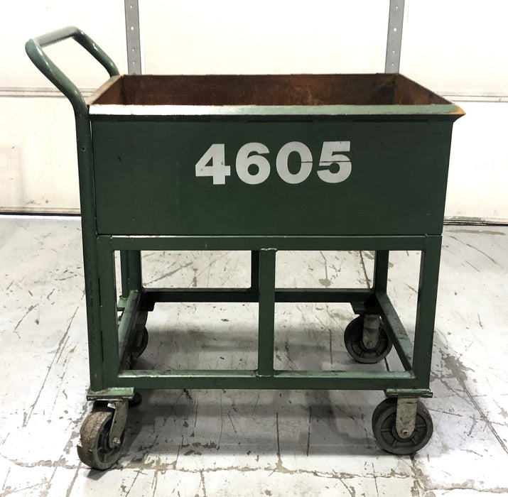 Unbranded 12 IN Closed Shop Cart W/ Foot Brake 24x40 IN USED LOCAL PICK UP ONLY