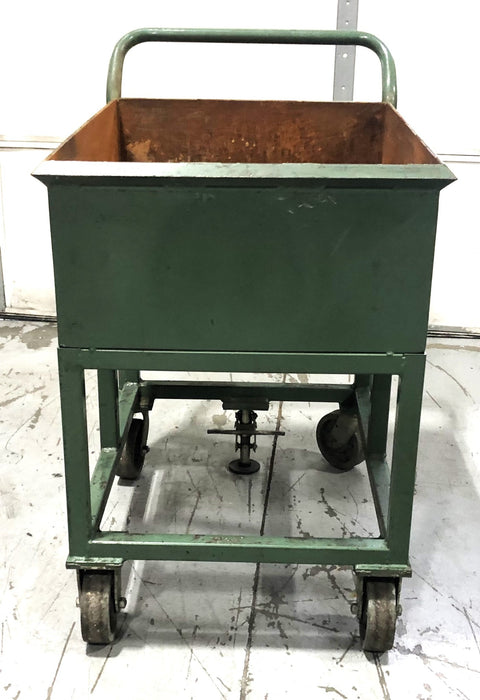 Unbranded 12 IN Closed Shop Cart W/ Foot Brake 24x40 IN USED LOCAL PICK UP ONLY