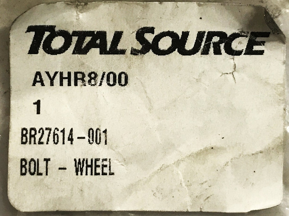 Total Source Wheel Bolt BR27614-001 [Lot of 5] NOS