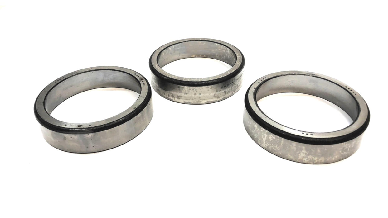 Bower Tapered Roller Bearing Cup Grooved Bottom (No Box) 553-X [Lot of 3] NOS