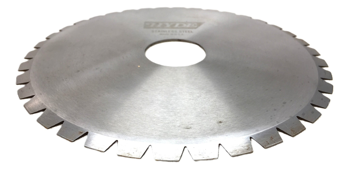 Hyde 6" Dia. x 1-1/4" Bore Stainless Steel Swooping Tooth Circular Blade NOS