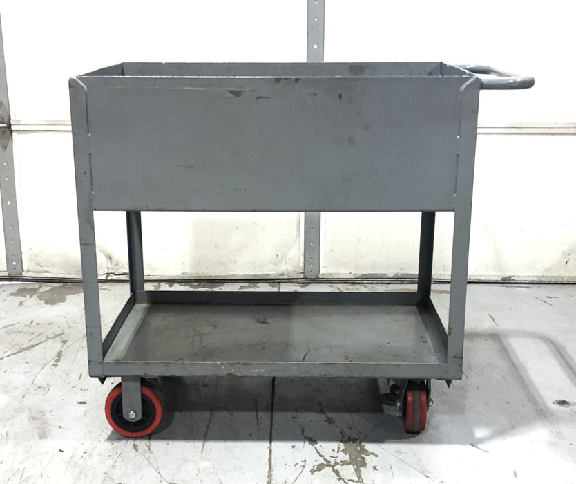 Unbranded 12 IN Closed Shop Cart With Brake 42x24 IN USED LOCAL PICK UP ONLY