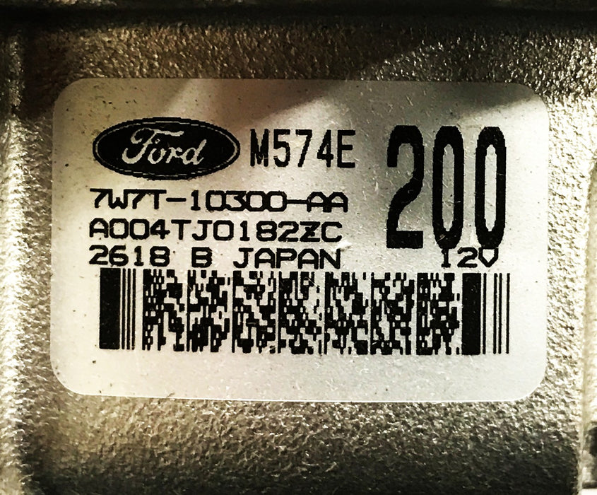 Ford 200 M574E Alternator Ford 6W7T-10346-AA (7W7T-10300-AA) NOS