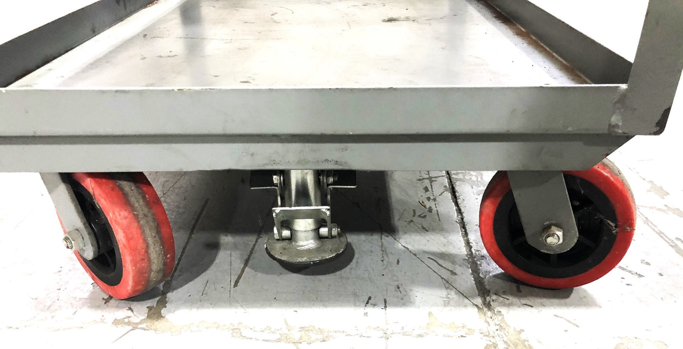 Unbranded 12 IN Closed Shop Cart With Brake 42x24 IN USED LOCAL PICK UP ONLY