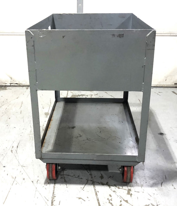 Unbranded 12 IN Closed Shop Cart With Brake 42x24 IN USED LOCAL PICK UP ONLY
