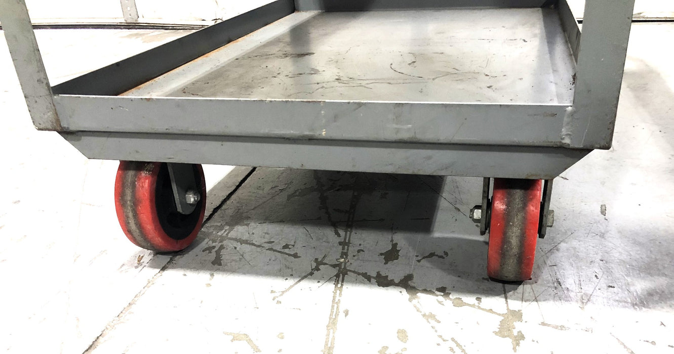 Unbranded 12 IN Closed Shop Cart With Brake 42x24 IN USED LOCAL PICK UP ONLY