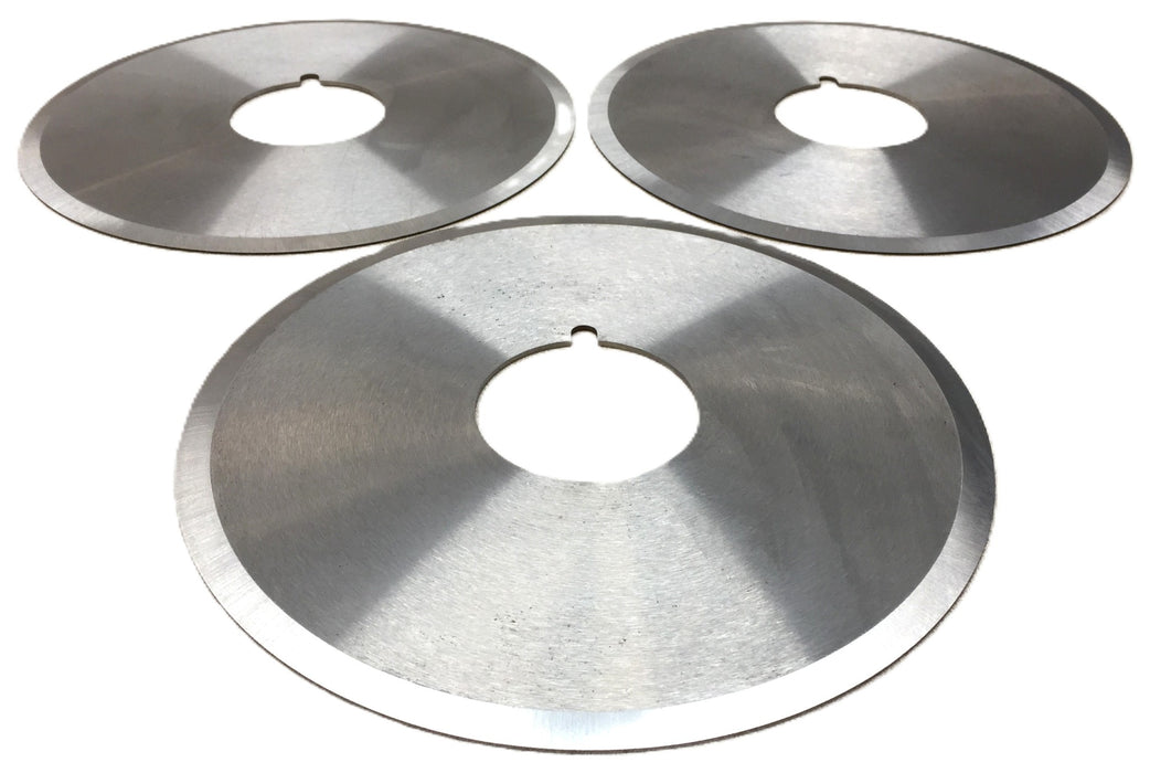 Unbranded 7" Stainless Steel Circular Blade with 2" Bore [Lot of 3] NOS