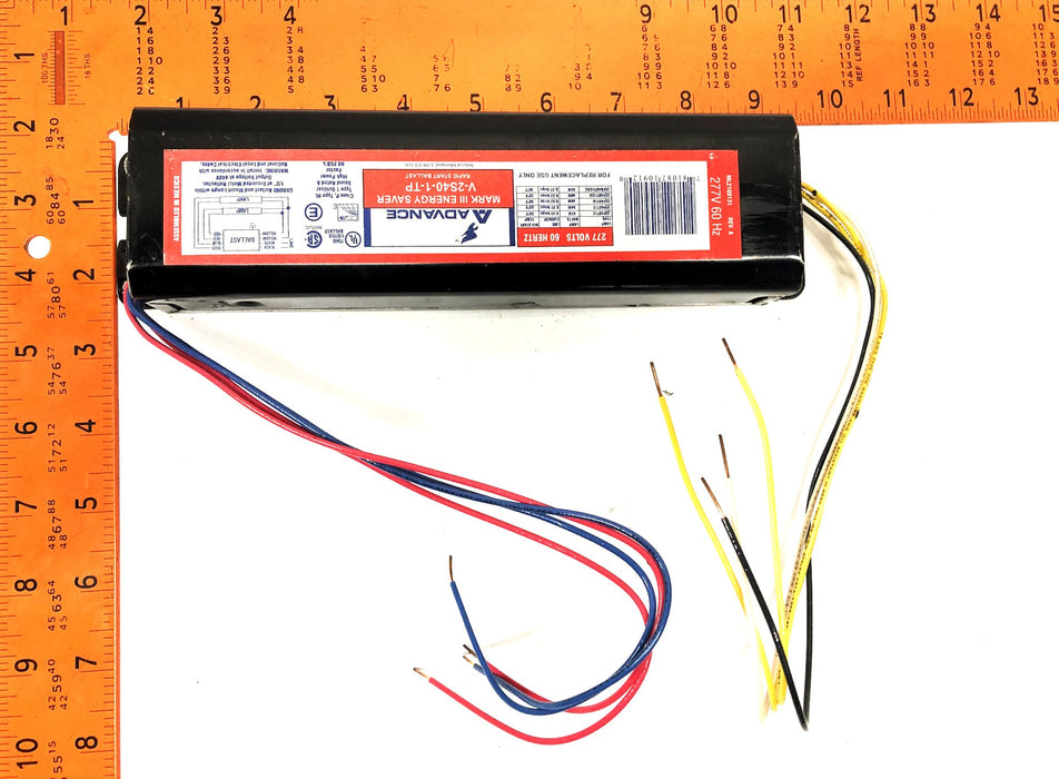 Advance Rapid Start Ballast Mark III Energy Saver V2S401TP [Lot of 2] NOS