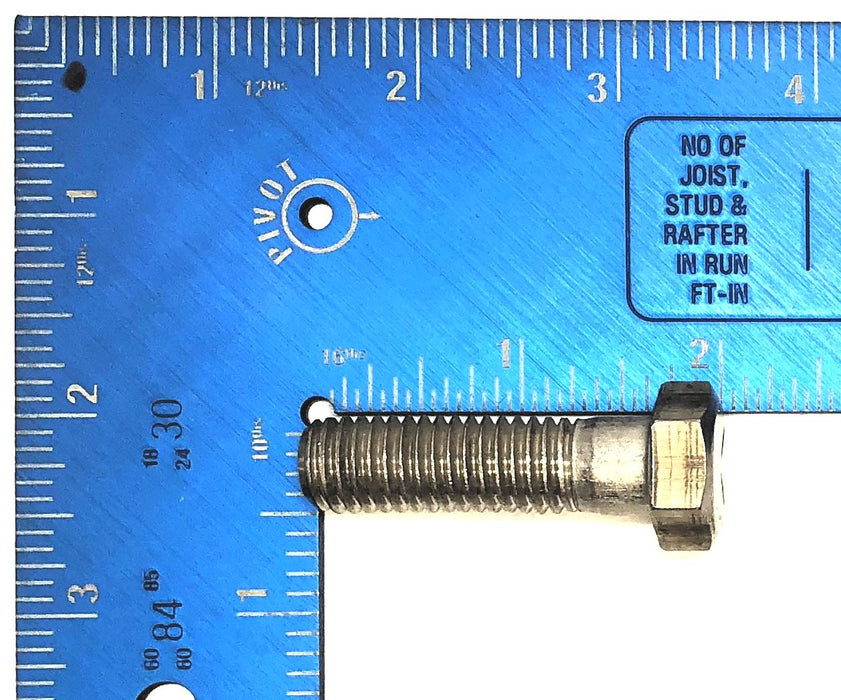 Unbranded 1/2"-13 x 1-3/4" Stainless Steel Cap Screw Bolt [Lot of 34] NOS