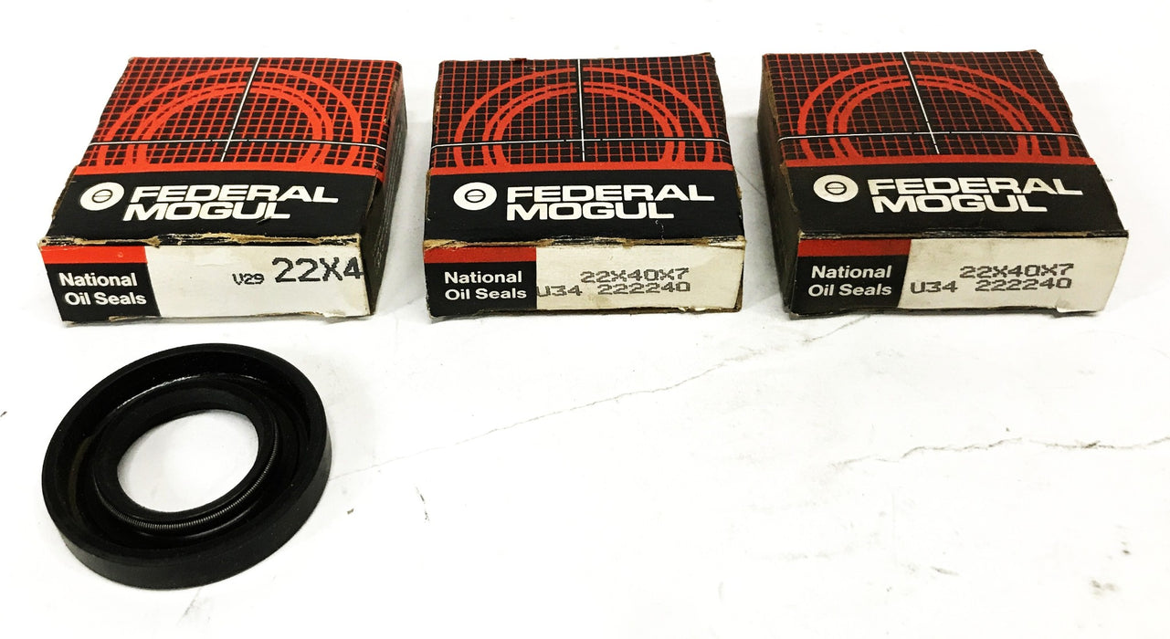 Federal Mogul Oil Seal 22X40X7/350877 [Lot of 3] NOS