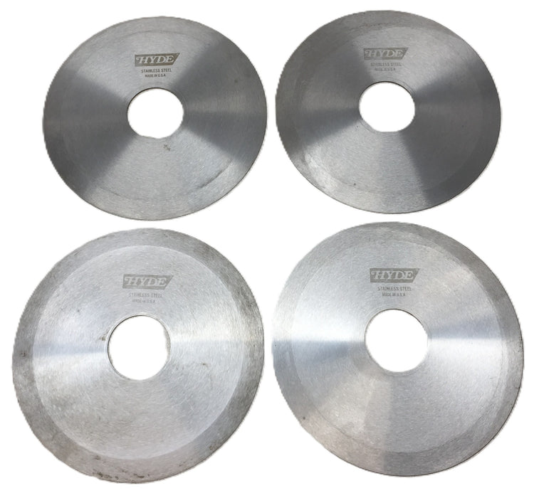 Hill Parts HYDE 6" Dia. x 1-1/2" Bore SS Cutting Circular Blade [Lot of 4] NOS