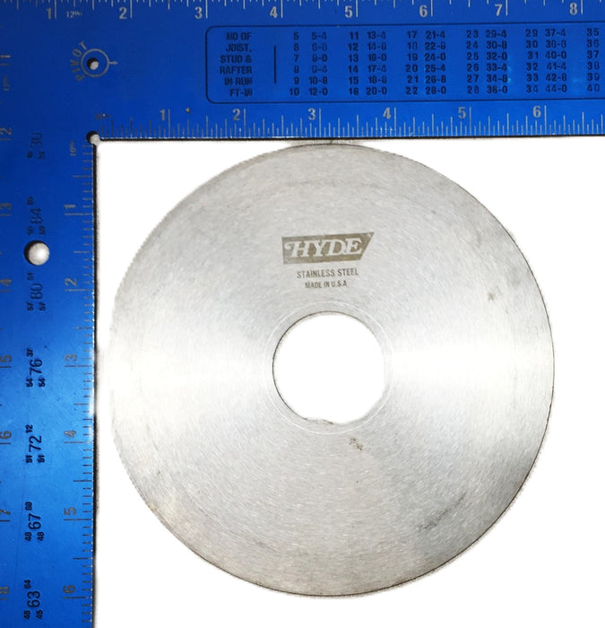 Hill Parts HYDE 6" Dia. x 1-1/2" Bore SS Cutting Circular Blade [Lot of 4] NOS