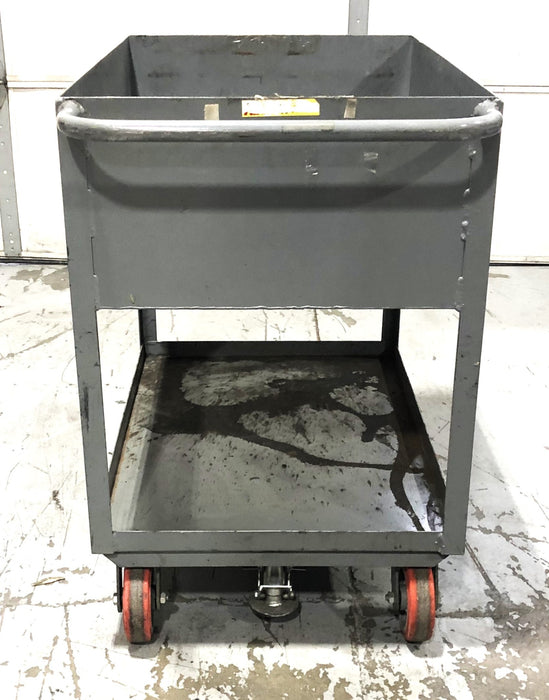Unbranded 12 IN Closed Shop Cart With Brake 24x42 IN USED LOCAL PICK UP ONLY