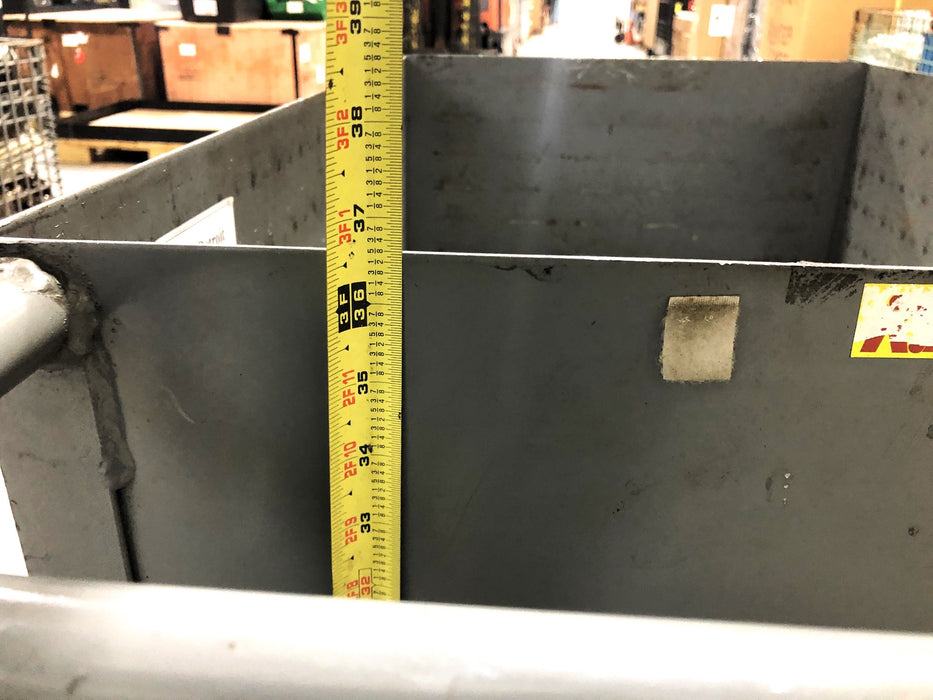 Unbranded 12 IN Closed Shop Cart With Brake 24x42 IN USED LOCAL PICK UP ONLY