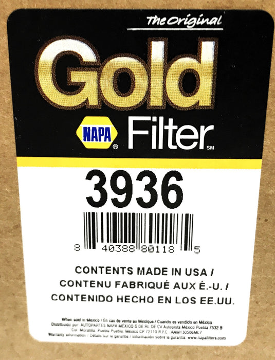Napa Gold Fuel Filter 3936 NOS