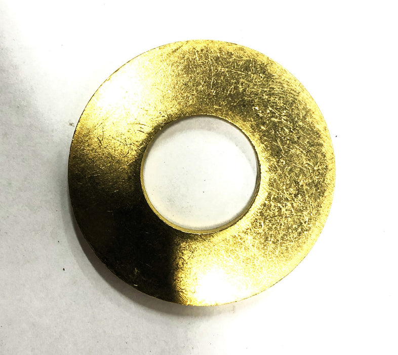 McMaster Carr Brass Flat Washers .82 id x 1.82 od in 92916A435 [Lot of 29] NOS