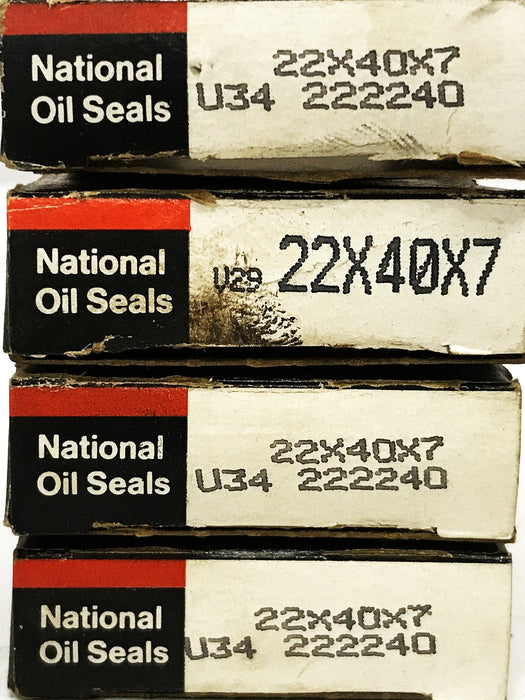 Federal Mogul Oil Seal 22X40X7/350877 [Lot of 4] NOS