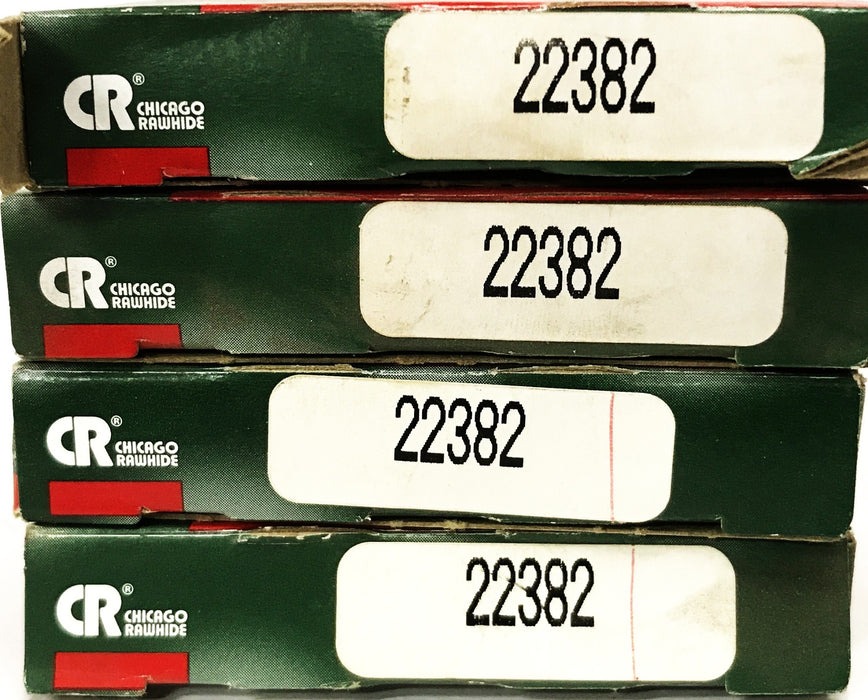 CR 3 inch OD x 2-1/4 ID x 3/8 inch Depth Oil Seal 22382 [Lot of 4] NOS