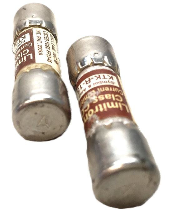 Cooper-Bussmann Limitron Current-Limiting 600V Fuse KTK-R-15 [Lot of 2] NOS