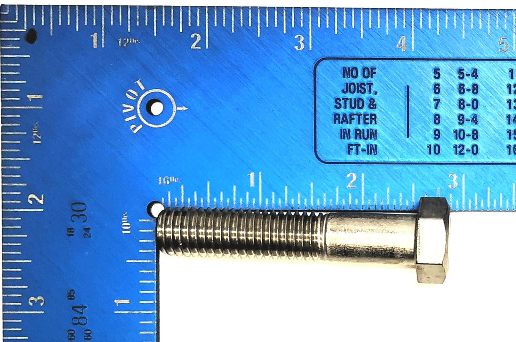 Unbranded 1/2"-13 x 2-1/2" Stainless Steel Cap Screw Bolt [Lot of 74] NOS